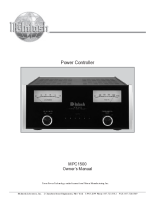 McIntosh MPC-1500 - Owners manual